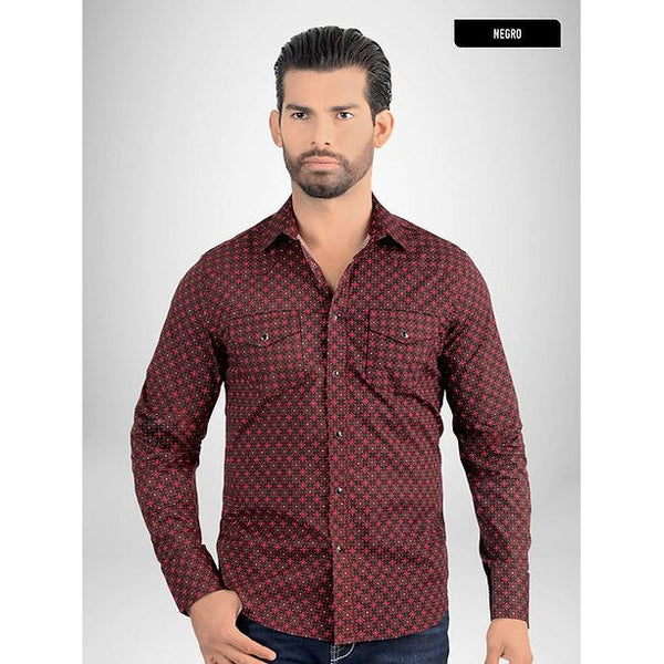 Chemise Western Jeunesse Lamasini XL - Noir à Rayures, Perles Et Broderie - Occasion Très Bon état