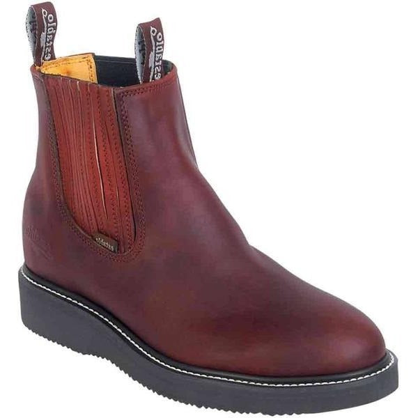 Establo Men’s Rodeo Boot - Bovine Grizzly Leather in Honey 41540 main image 1