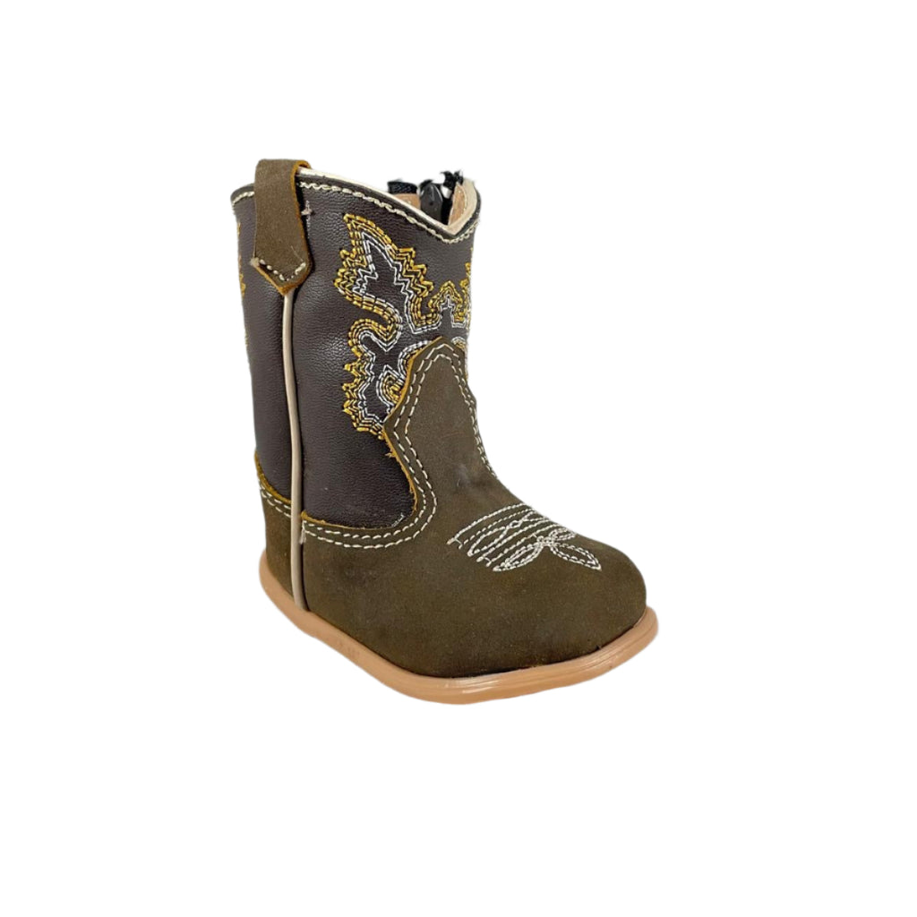 Baby Unisex Eagle Brown Western Boots