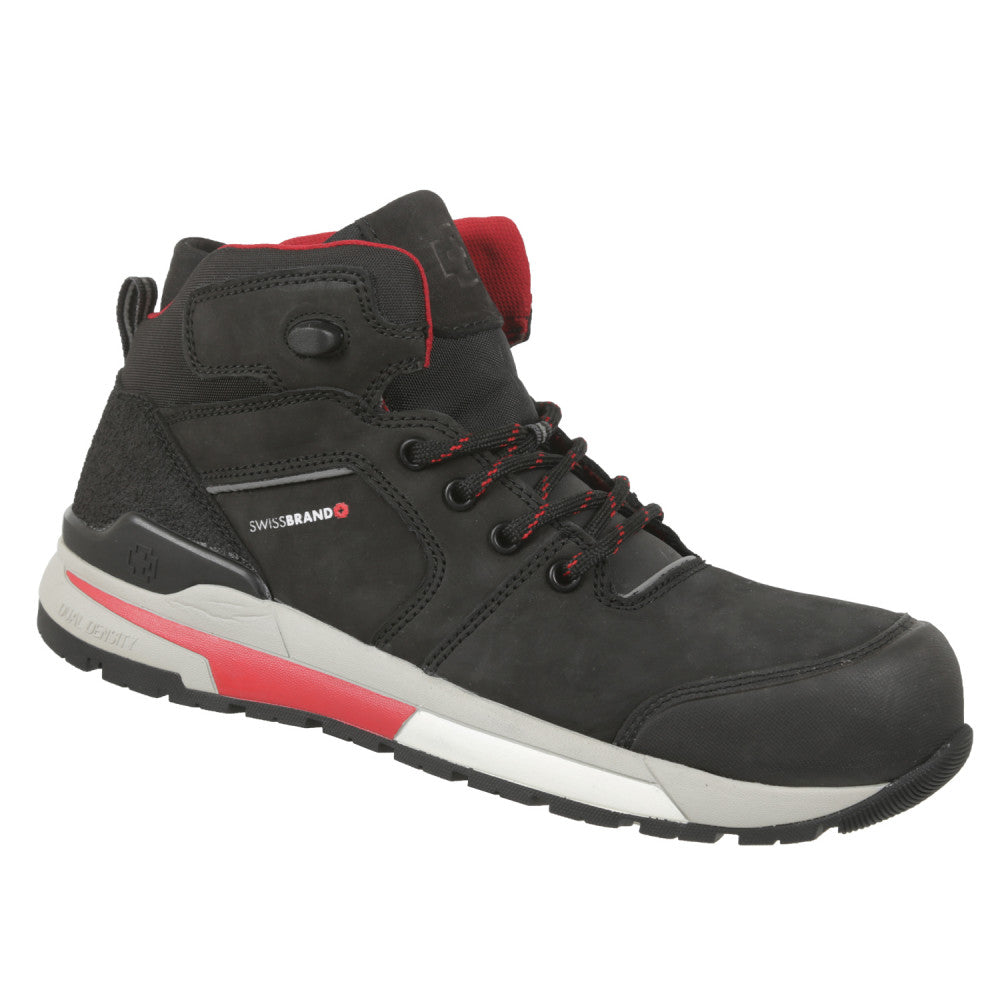 SWISSBRAND Black Work Boots 6\