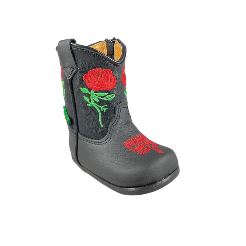 QUINCY Kids' Choco/Pink Rodeo Boots