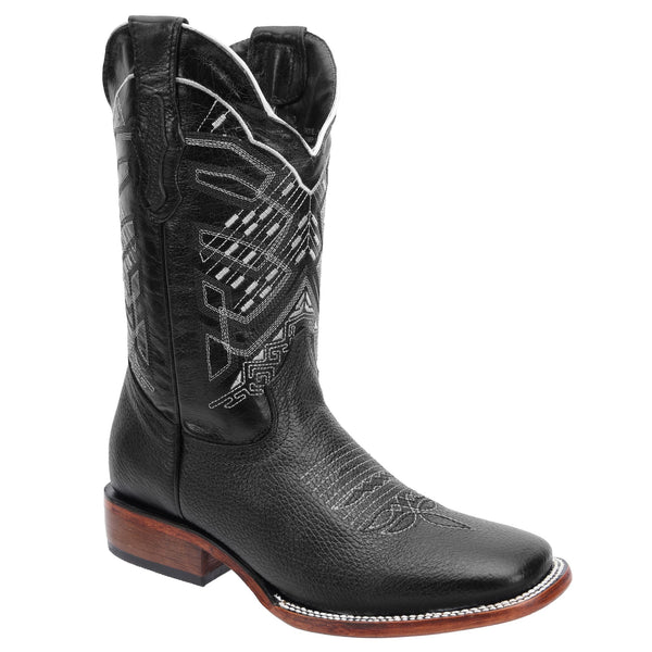 TIERRA BLANCA Men's Black Floter Rodeo Boots