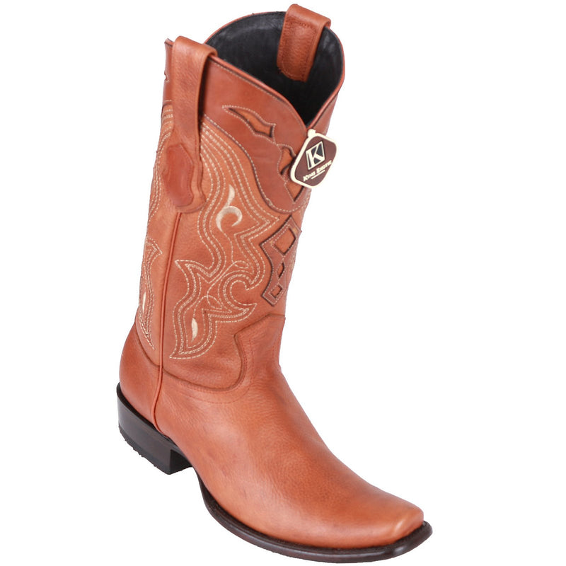 KING EXOTIC Men's Honey Grisly Western Boots - Dubai Toe