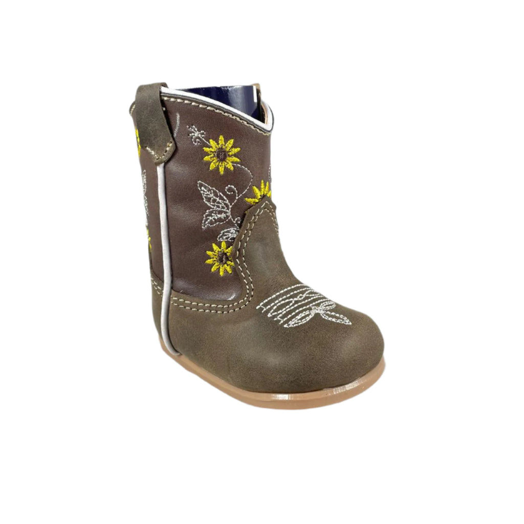 Baby Girls' Sunflower Brown Western Boots