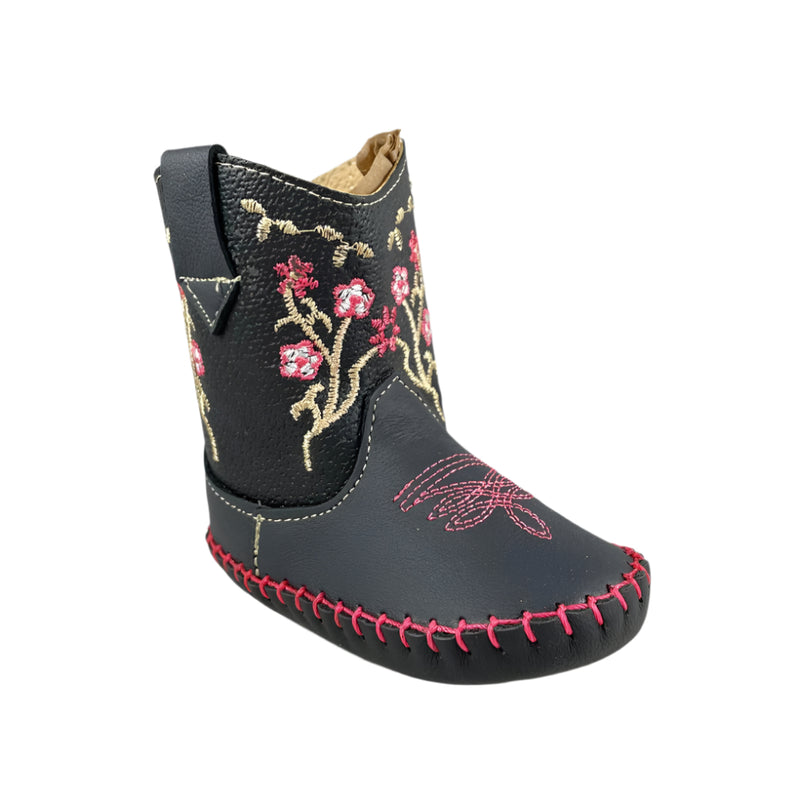 QUINCY Kids' Choco/Pink Rodeo Boots