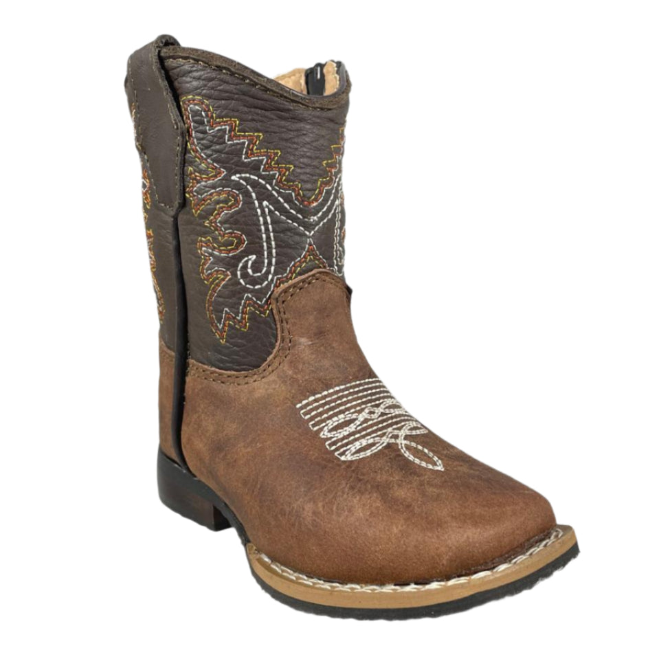 Baby Unisex Brown BR Western Boots