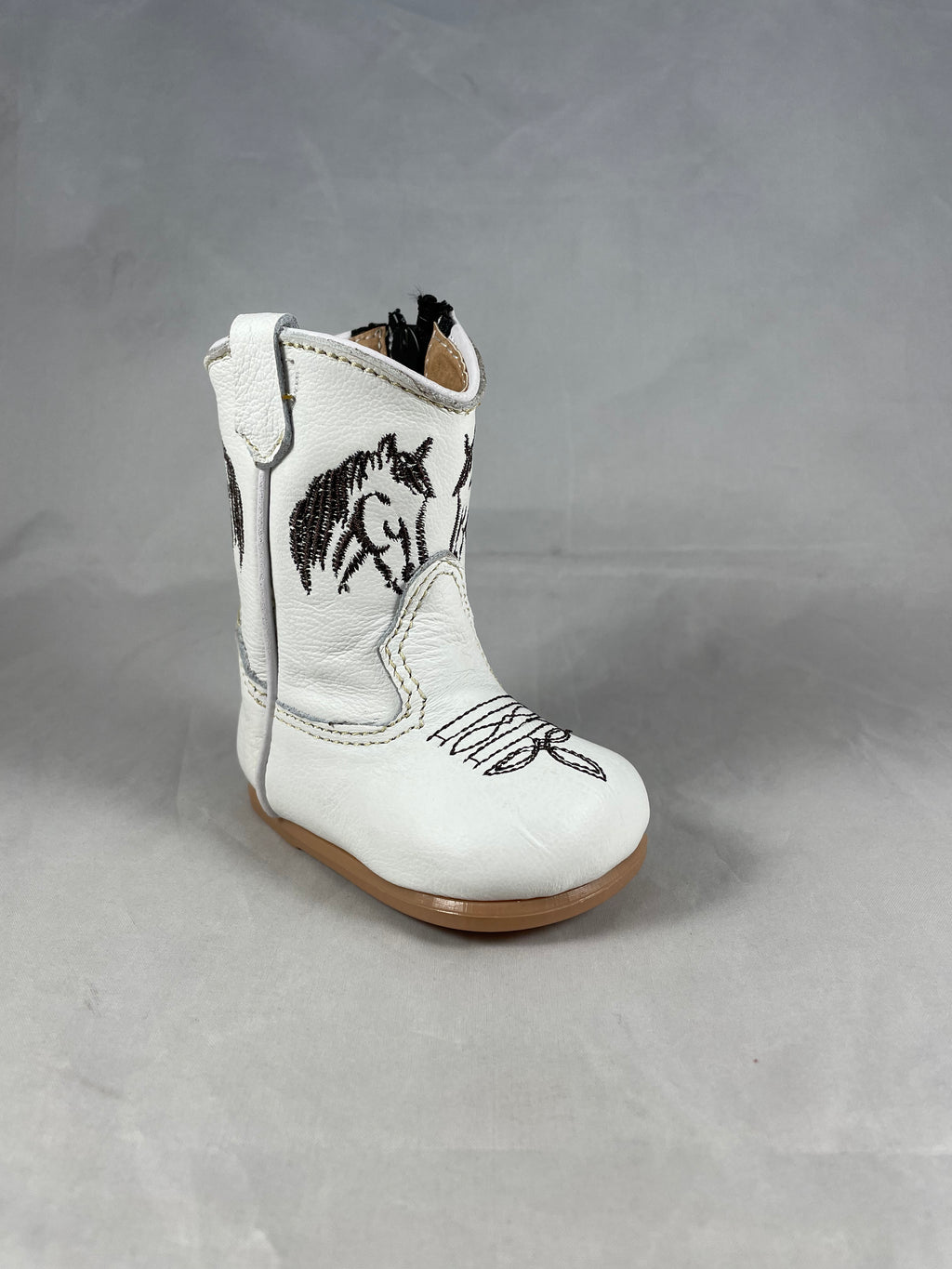 Baby Unisex Horse White Western Boots