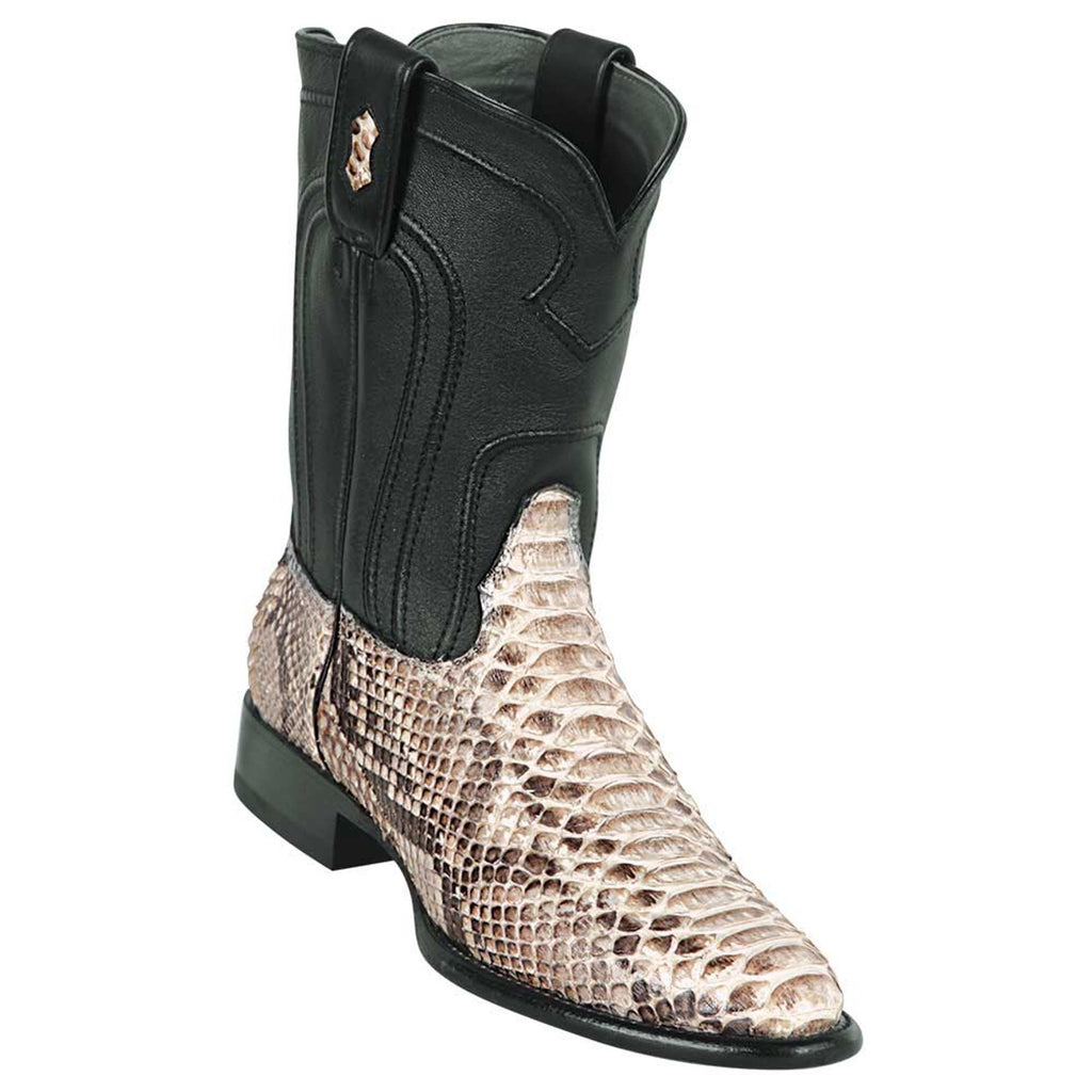 LOS ALTOS Men's Natural Python Exotic Roper Boots