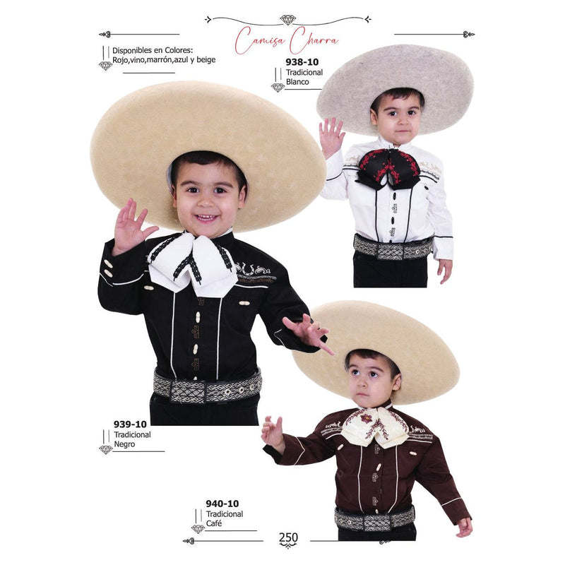 Boys' Long Sleeve Charro Shirt