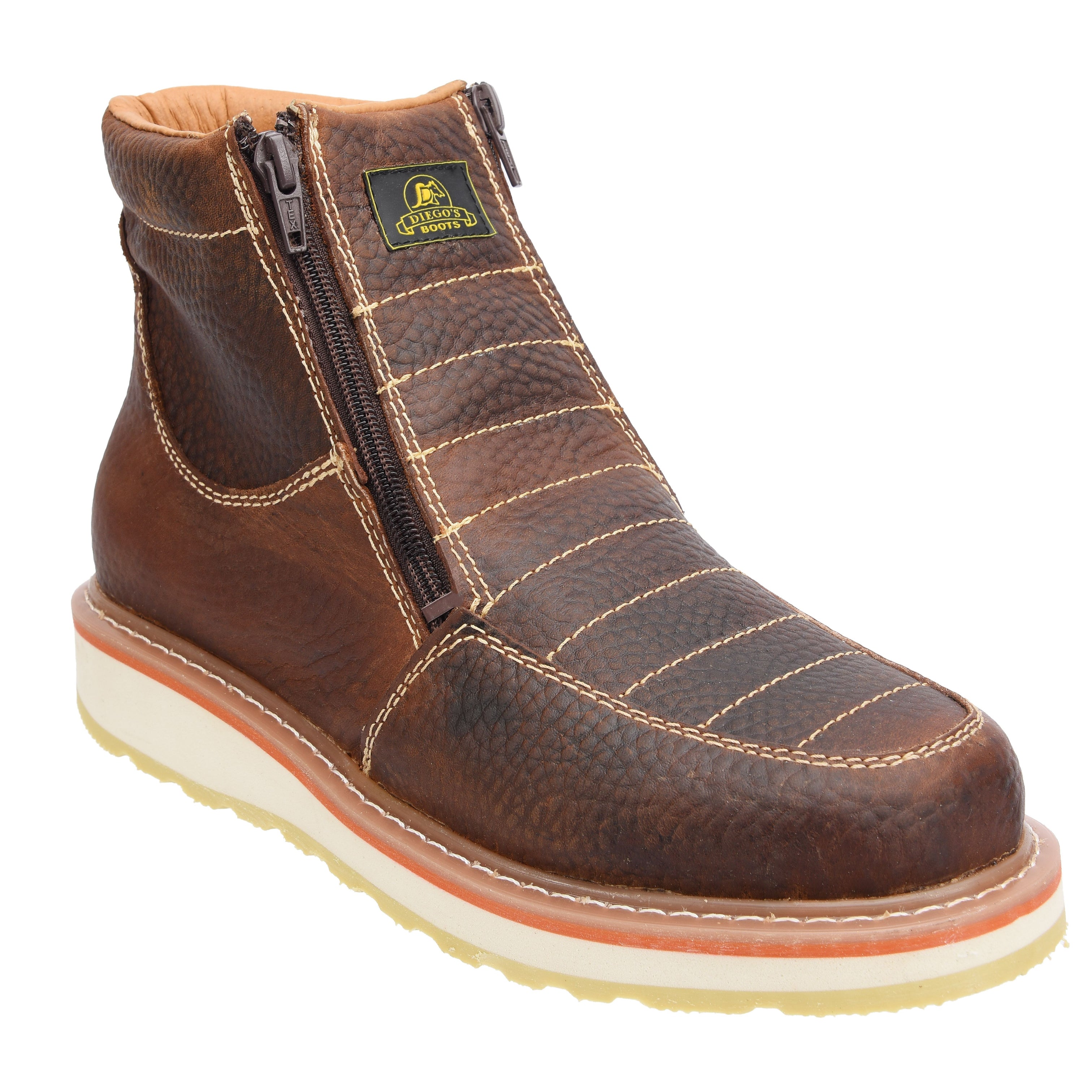 LA HACIENDA Men's Bone Ankle Boots Botin Charro – Rodeo Boots