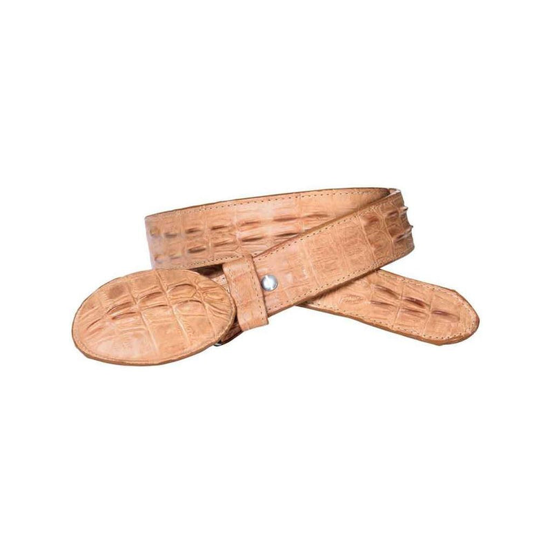 WHITE DIAMOND Men's Tan Western Belt