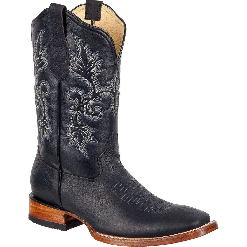 BLACK STONE Men's Black Rodeo Boots