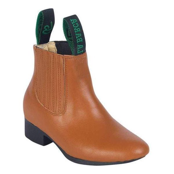 LA BARCA Kids' Tan Ankle Boots