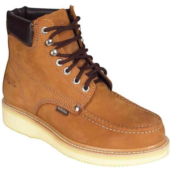 ESTABLO Men's 6" Nobuck Canela Work Boots