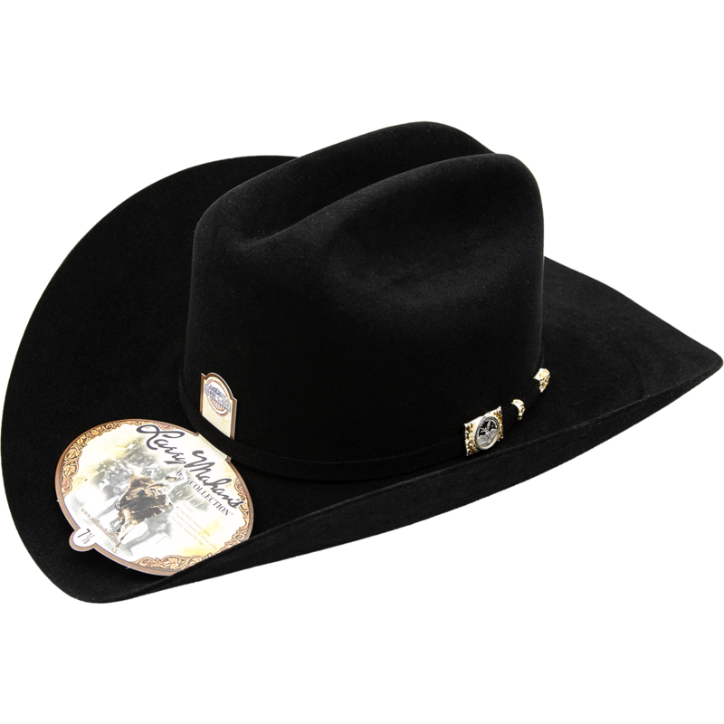 LARRY MAHAN Men's Platinium 10X Tucson Fur Felt Cowboy Hat