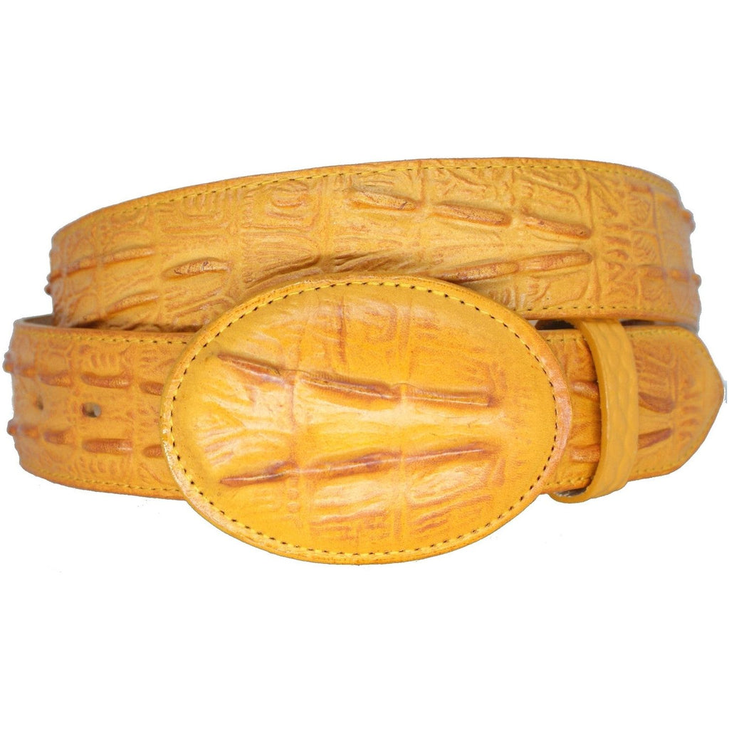 Kid's Buttercup Crocodile Print Belt