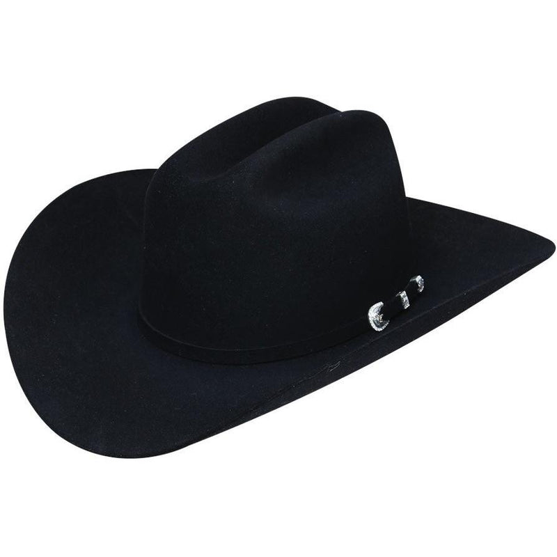 STETSON Men's Black 30X El Patron Fur Felt Cowboy Hat