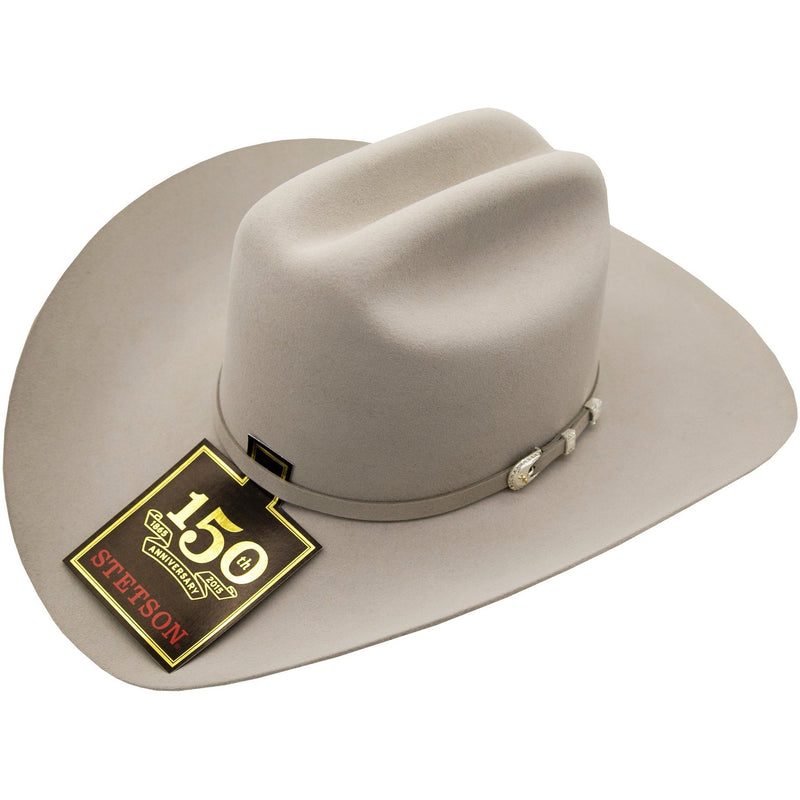 STETSON Men's Black 6X Adelante Fur Felt Cowboy Hat