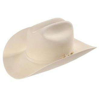 LARRY MAHAN Men's Silver Belly 30X Opulento Fur Felt Cowboy Hat