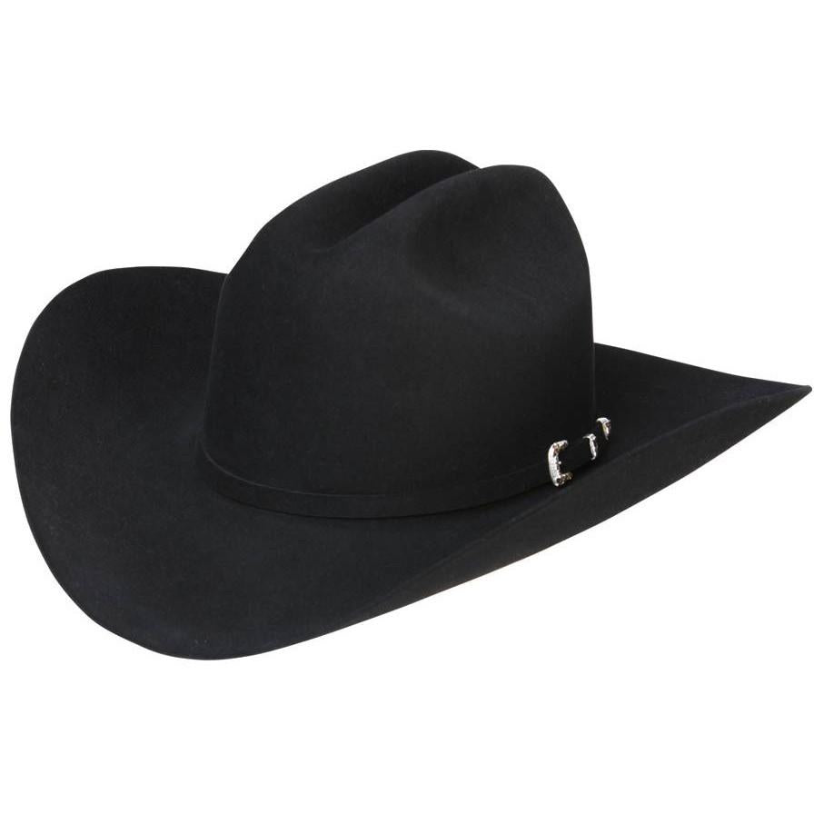 STETSON Men's Black 30X El Patron Fur Felt Cowboy Hat