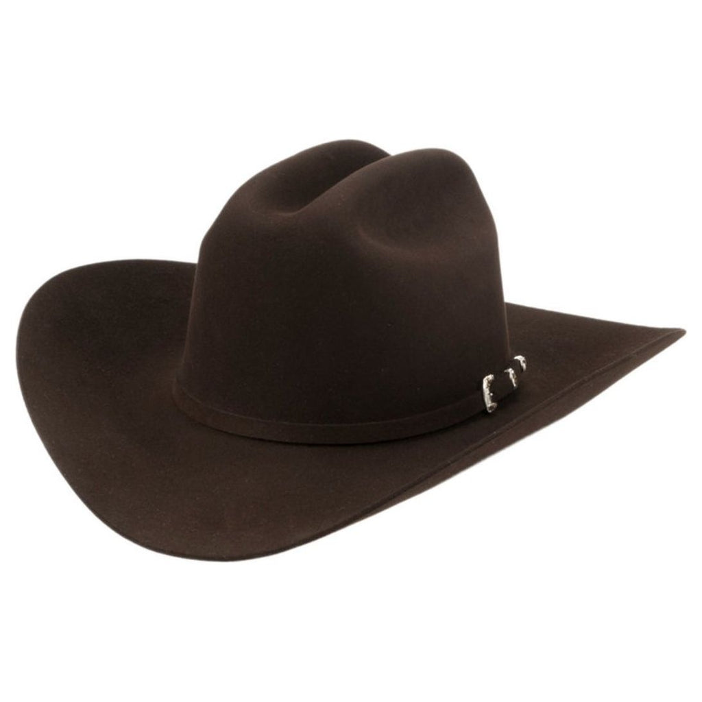 STETSON Men's Mocha 30X El Patron Fur Felt Cowboy Hat