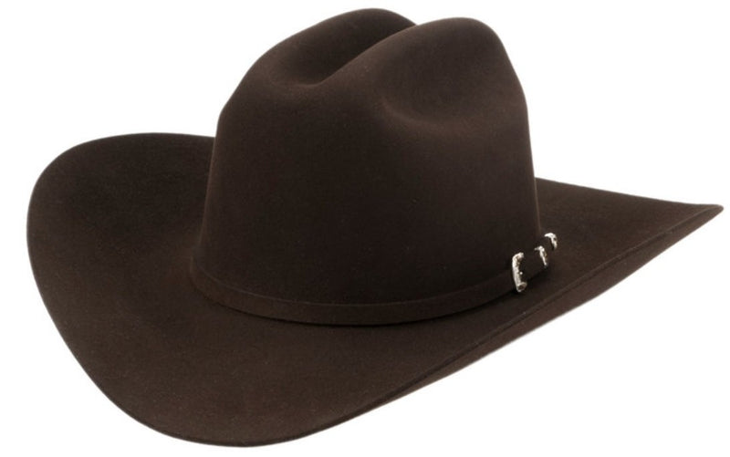 STETSON Men's Mocha 30X El Patron Fur Felt Cowboy Hat