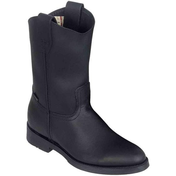 ESTABLO Men's 10" Black Wellington Work Boots