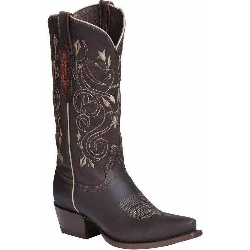 EL GENERAL Women's Choco Western Boots - Snip Toe