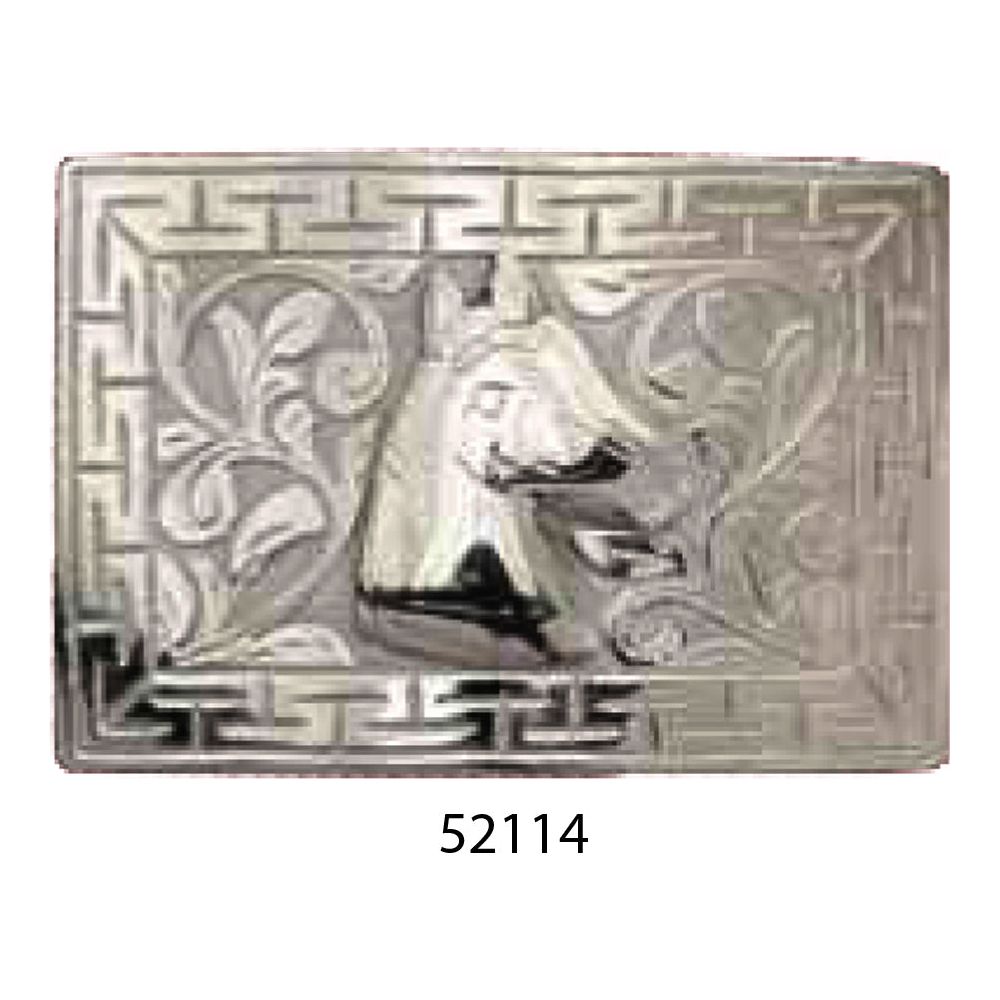 Men's Stainless Steel Western Belt Buckle