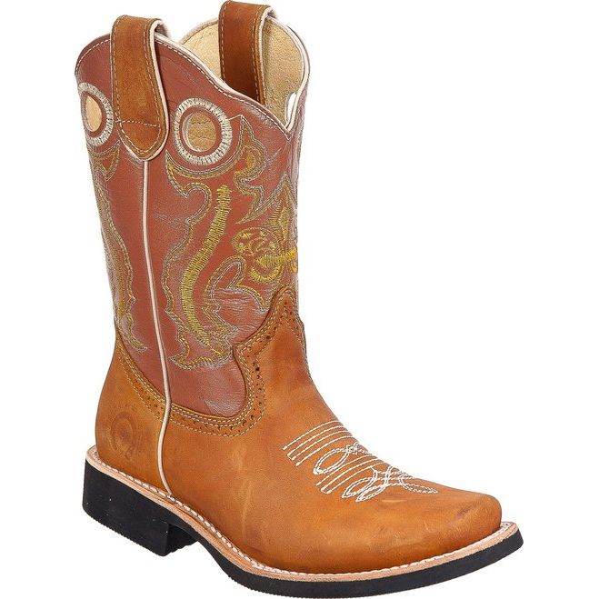 TIERRA BLANCA Youth Tan Rodeo Boots