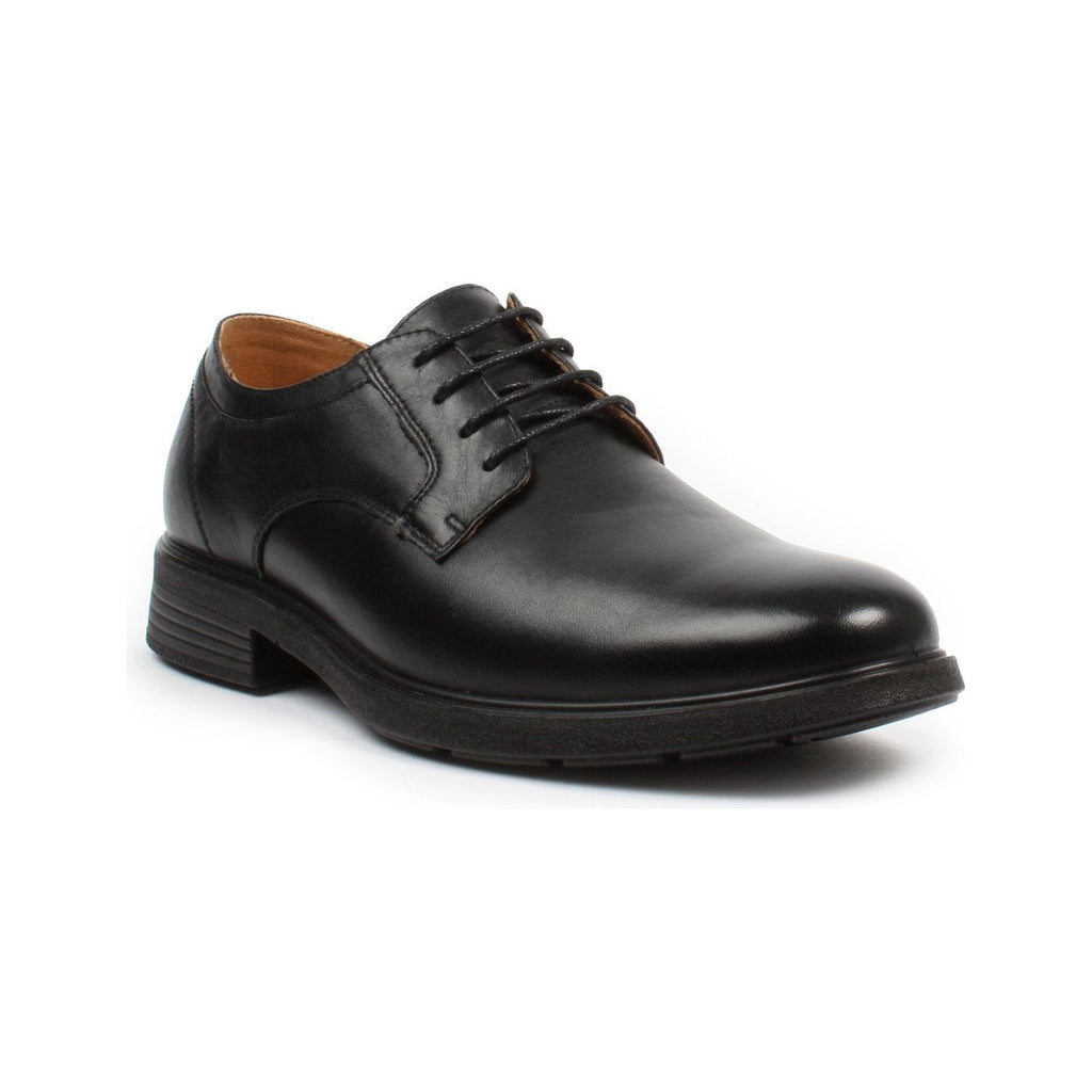 BONANZA Men's Black Derby Work Shoes