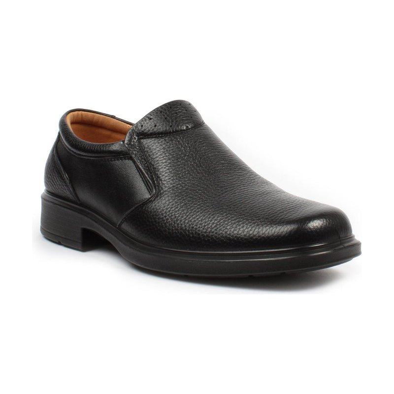 BONANZA Men's Black Derby Work Shoes