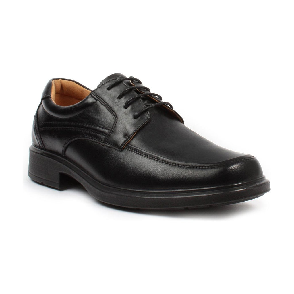 BONANZA Men's Black Derby Work Shoes