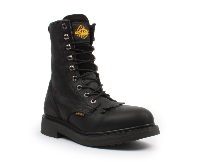 BONANZA Men's 6" Dark Brown Work Boots - Waterproof