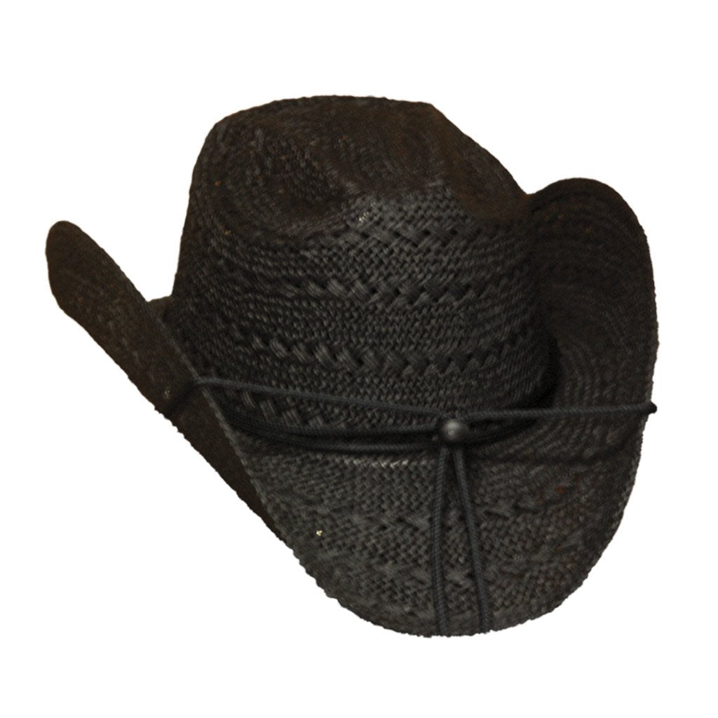 Women's Black Straw Hat