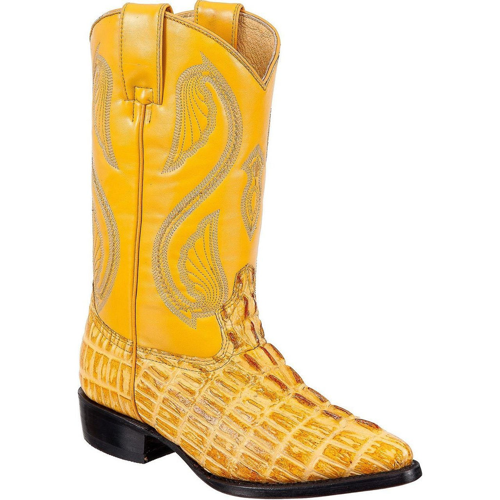 TIERRA BLANCA Youth Buttercup Crocodile Print Boots