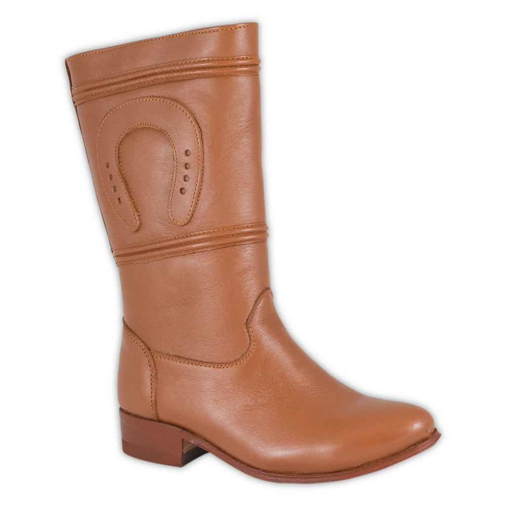 WHITE DIAMOND Girl's Tabaco Equestrian Boots - Escaramuza