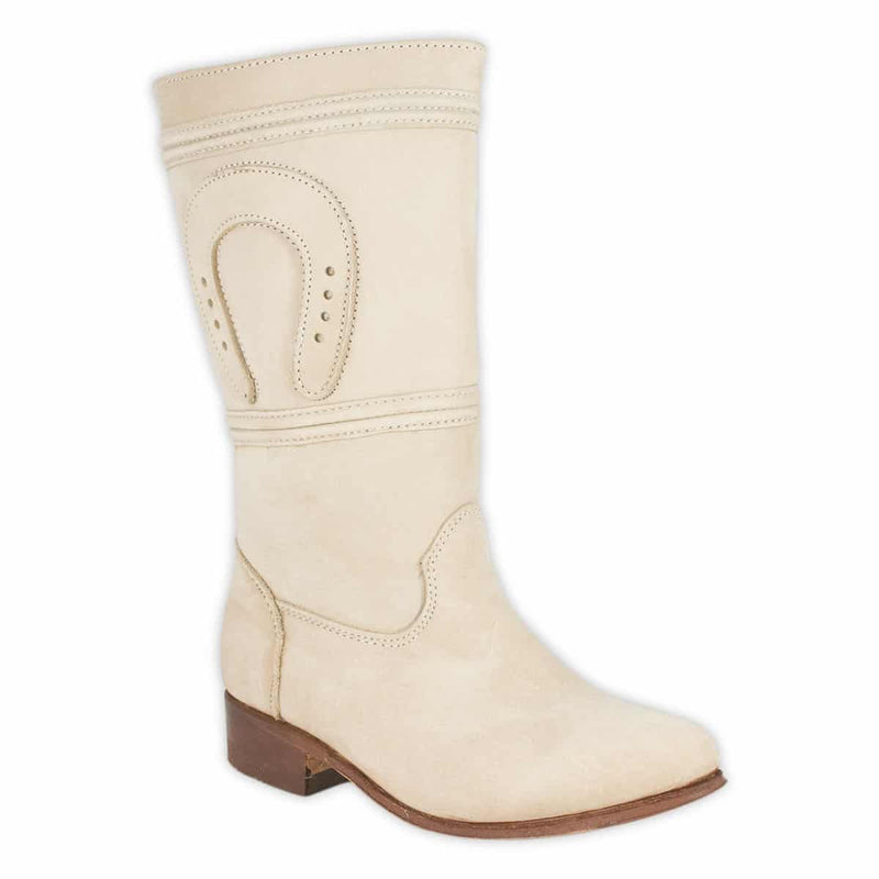 WHITE DIAMOND Girl's Tortola Suede Equestrian Boots - Escaramuza