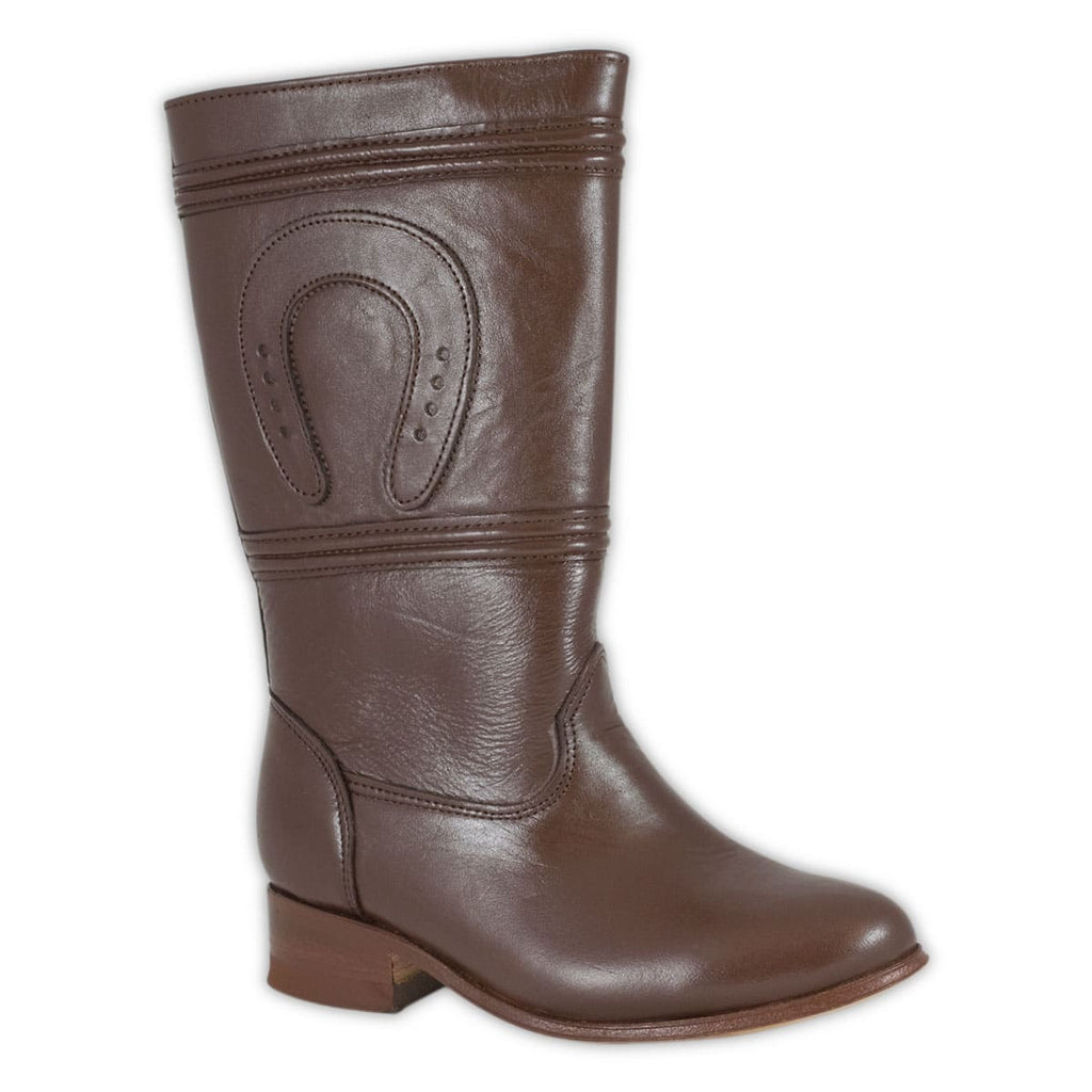 WHITE DIAMOND Girl's Brown Equestrian Boots - Escaramuza