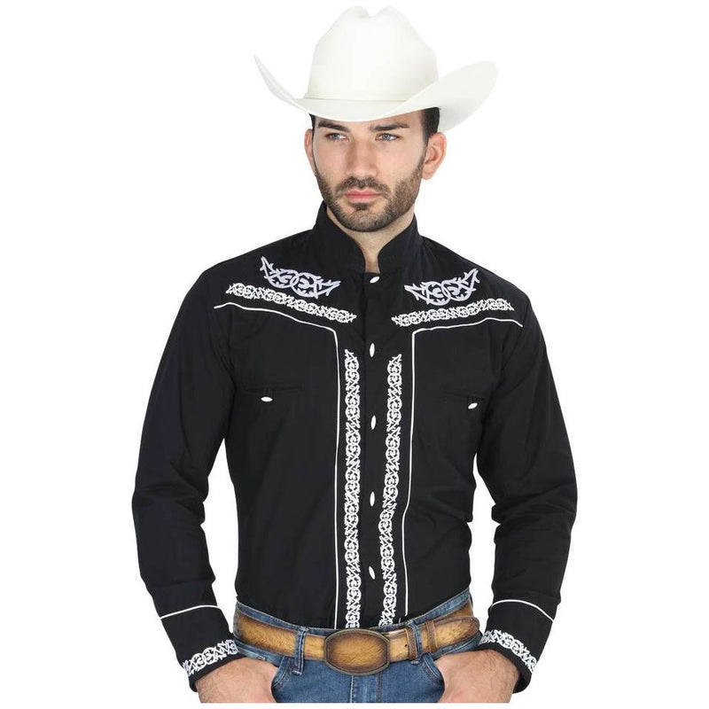 EL GENERAL Men's Black 50X Marlboro Wool Felt Cowboy Hat