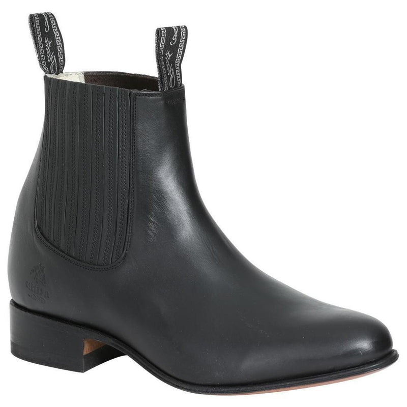 EL CANELO Men's Black Suede Ankle Boots