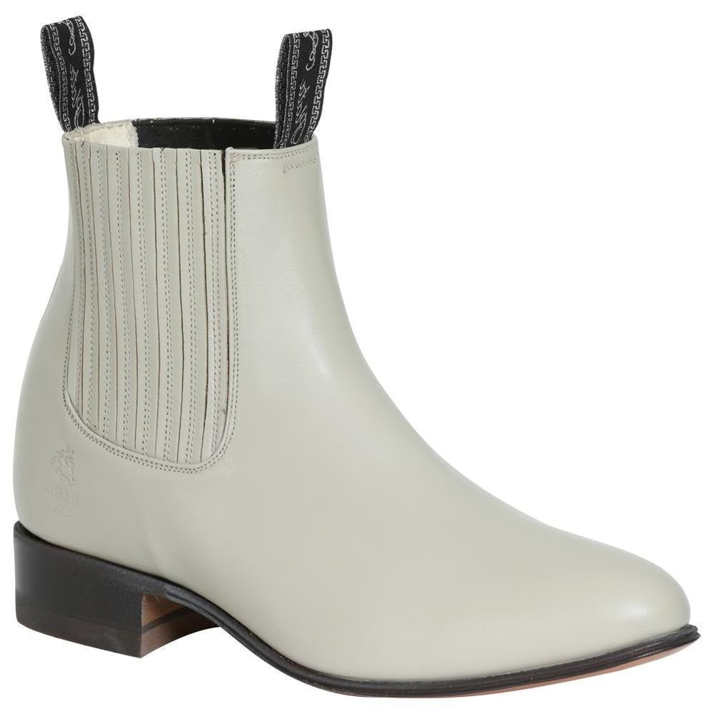 EL CANELO Men's Bone Ankle Boots