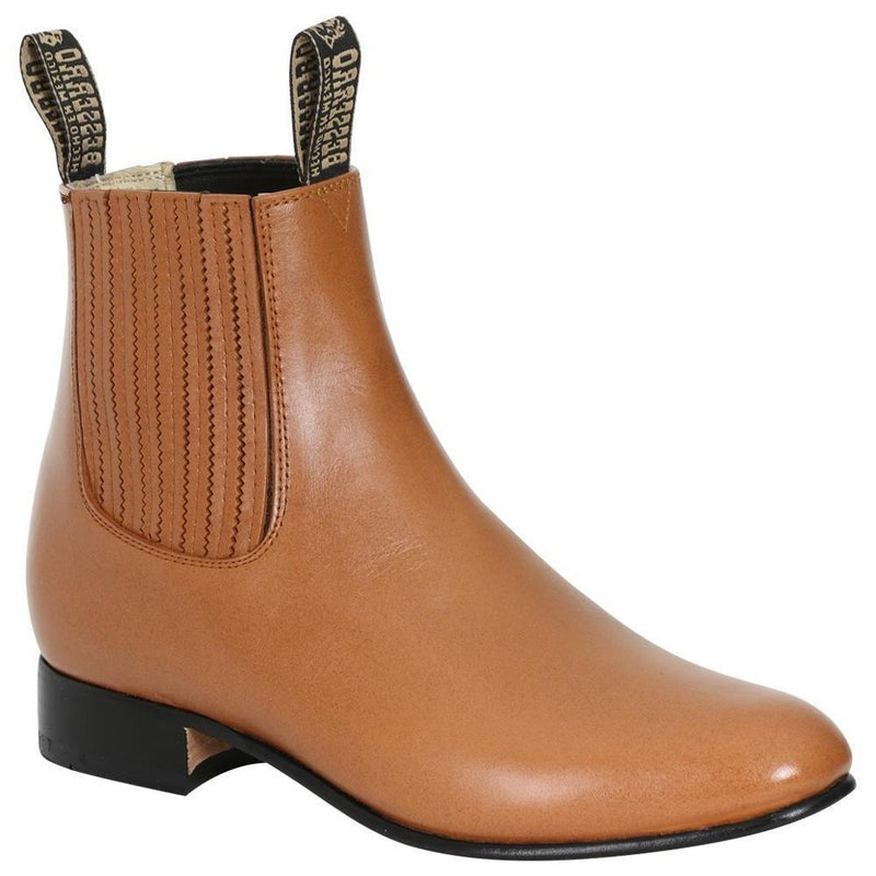 EL BESSERRO Men's Black Goat Ankle Boots