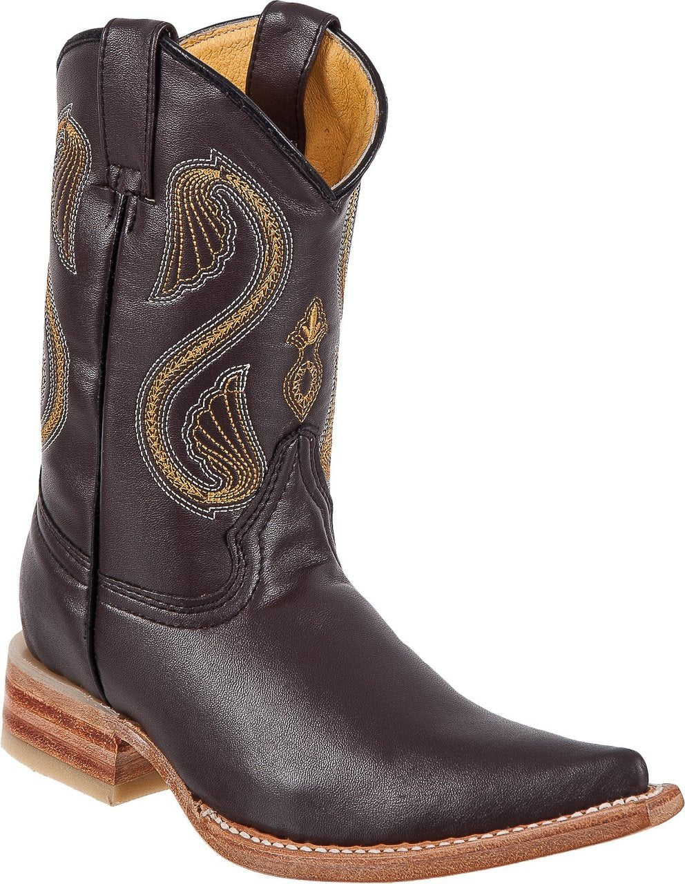 DIEGO'S Kids' Brown Goat Boots - Ch Toe