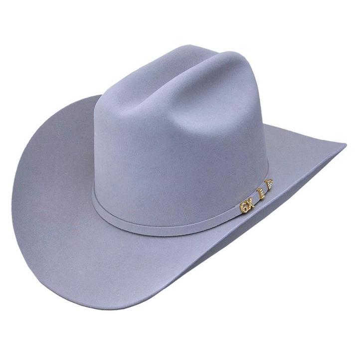 SERRATELLI Men's Navy Blue 6X Beaver Felt Cowboy Hat