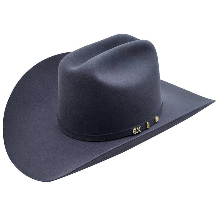 SERRATELLI Men's Granite 6X Beaver Felt Cowboy Hat