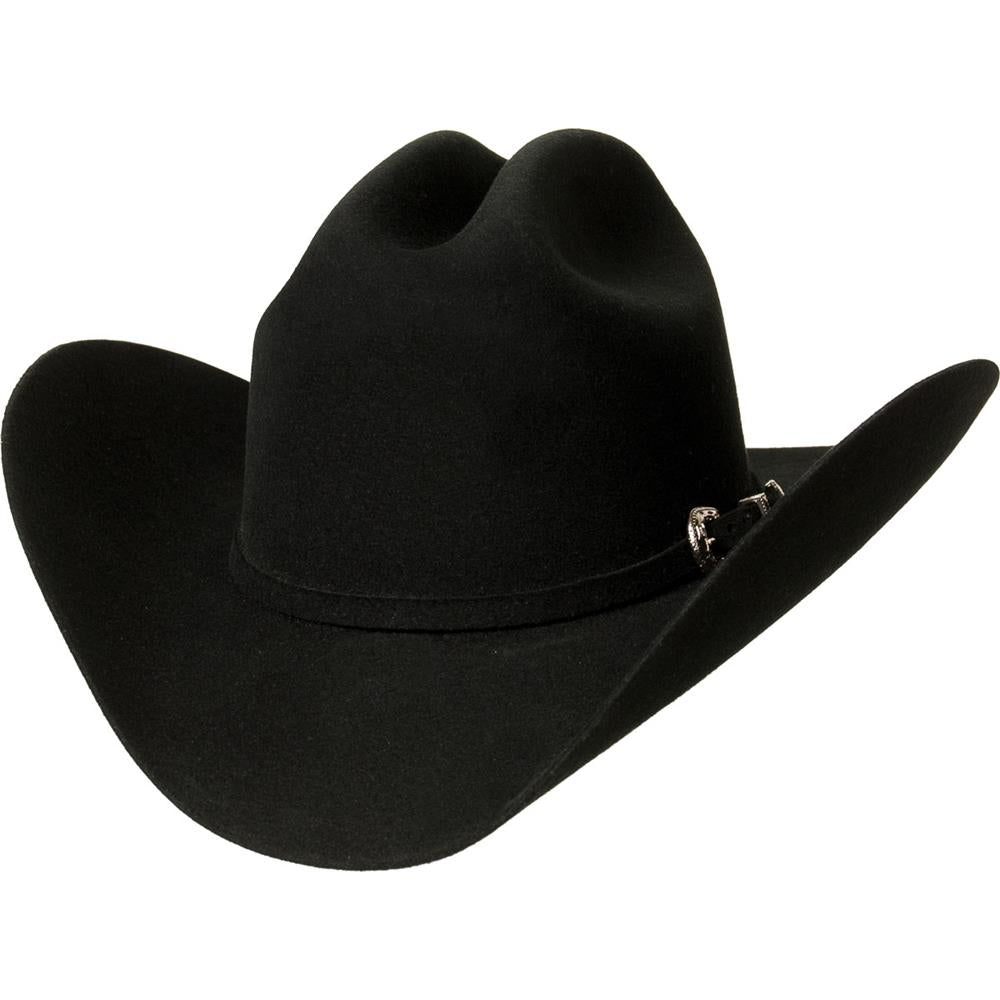 EL GENERAL Men's Black 50X Julion Wool Felt Cowboy Hat