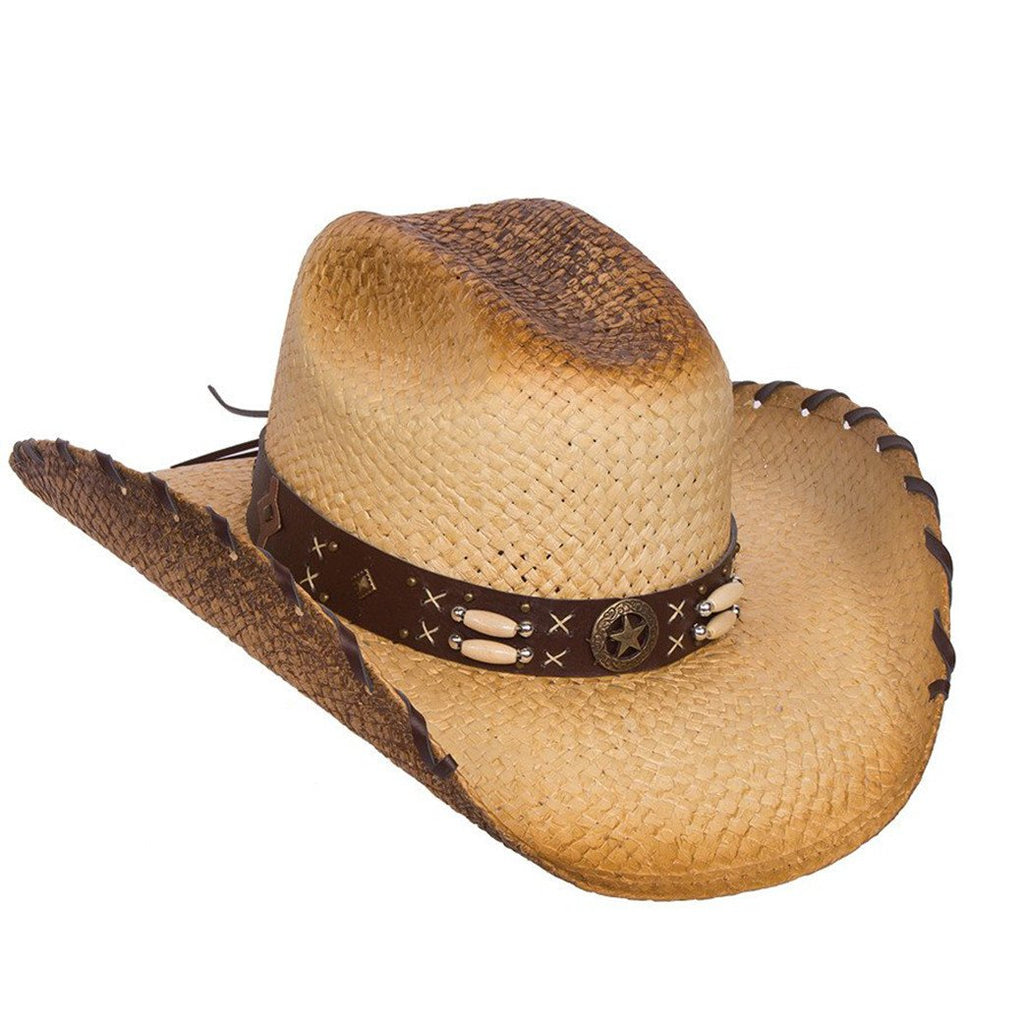 Women's Rustic Tan Straw Hat