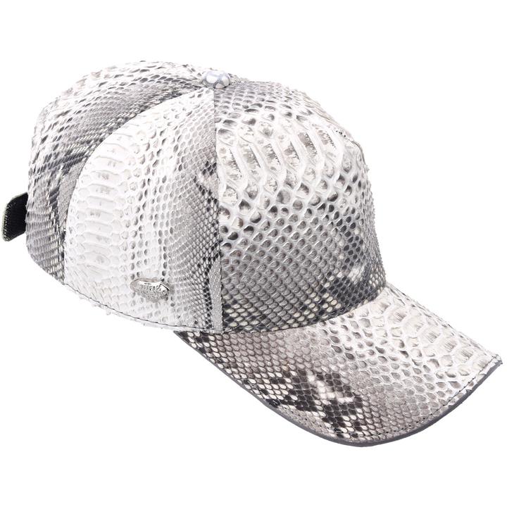 WHITE DIAMOND Natural Python Cap