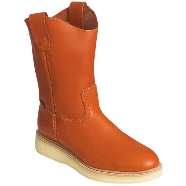 ESTABLO Men's 10" Tan Wellington Work Boots